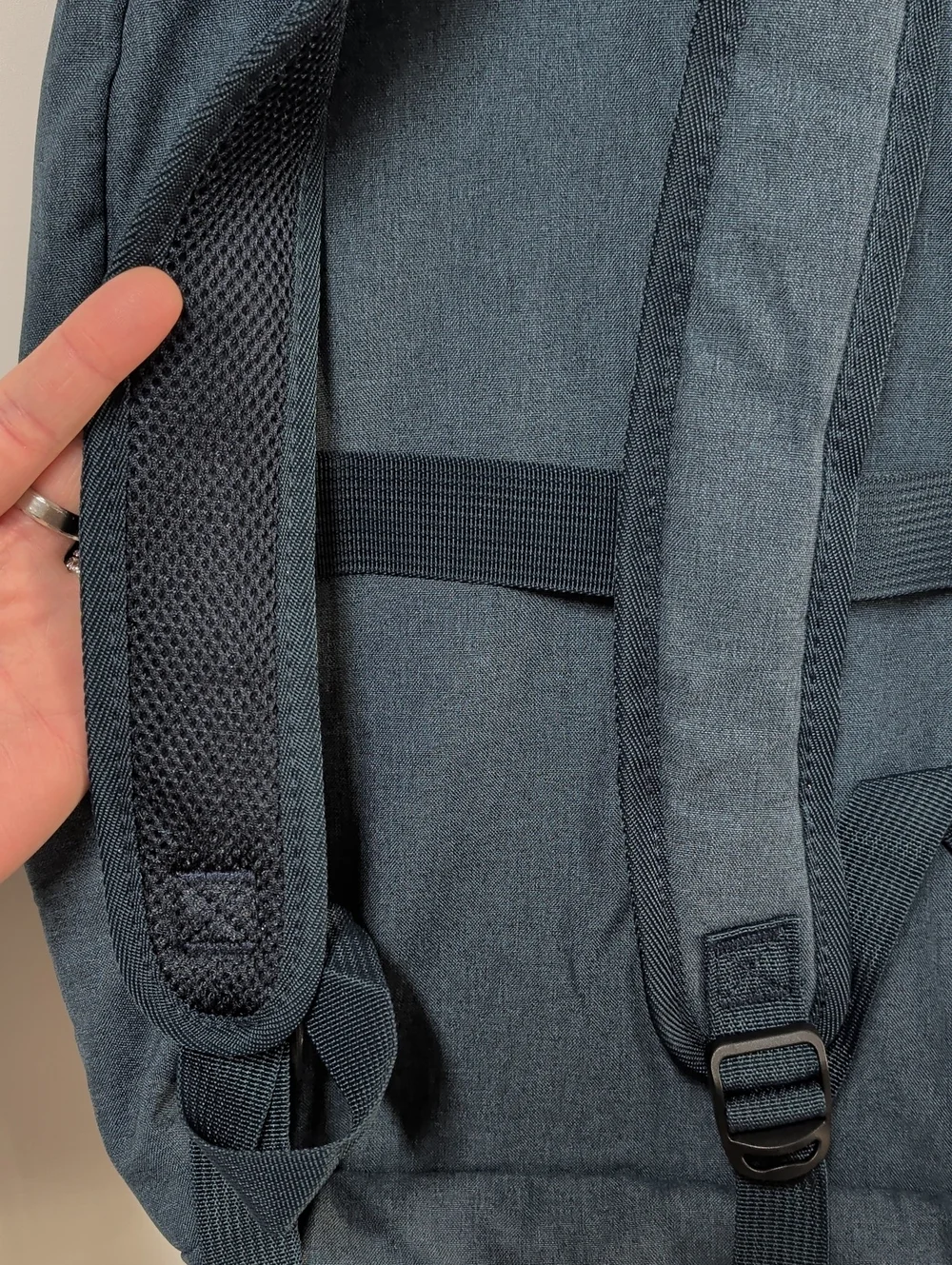Omouboi Blue Denim Casual Super Break Backpack